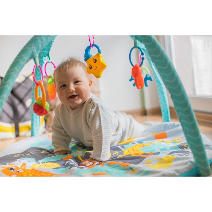 Развивающий коврик с дугами «Африка», 85х85 см, Крошка Я Развивающий коврик с дугами «Африка», 85х85 см, Крошка Я