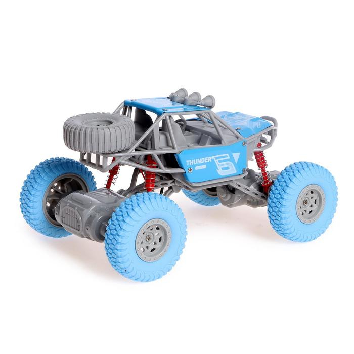 Джип радиоуправляемый «Экстрим», 1:20, работает от аккумулятора, цвет синий Джип радиоуправляемый «Экстрим», 1:20, работает от аккумулятора, цвет синий