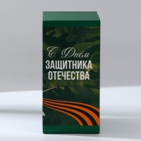 Подарочный набор: термостакан, ежедневник А6, 120 л., брелок, ручка «23 февраля»