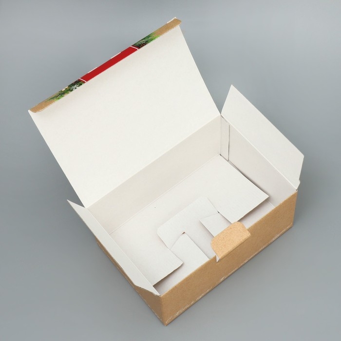 Коробка подарочная новогодняя складная «Сказочных моментов», 22 х 15 х 10 см, Новый год Коробка подарочная новогодняя складная «Сказочных моментов», 22 х 15 х 10 см, Новый год