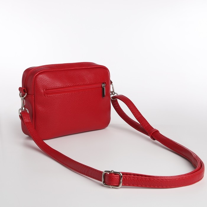 Сумка женская через плечо TEXTURA, маленький размер, цвет красный