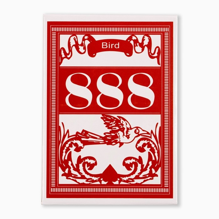 Карты игральные пластиковые "888", 54 шт, 28 мкм, 6.3 х 8.8 см