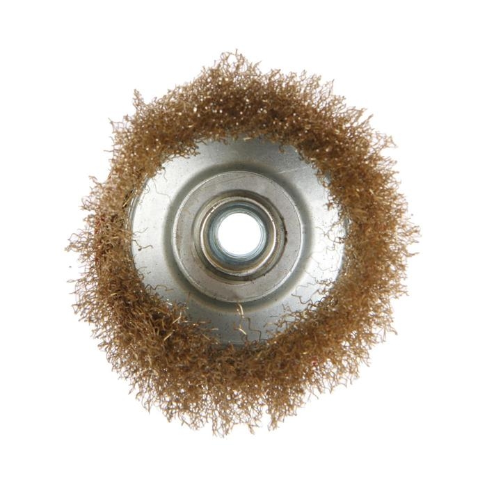 Щетка металлическая для УШМ ЛОМ,  Щетка металлическая для УШМ ЛОМ, "чашка", М14, 100 мм