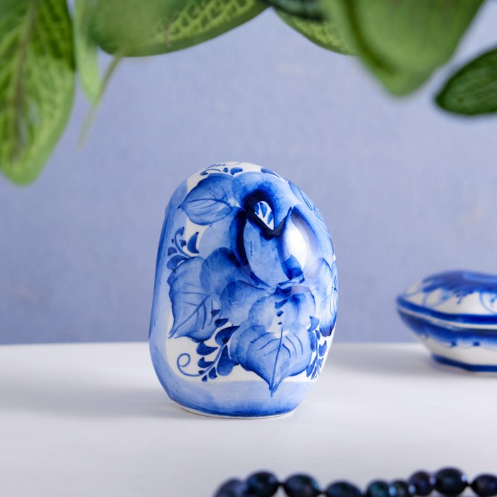 Сувенир «Еж», 9 см, гжель Сувенир «Еж», 9 см, гжель