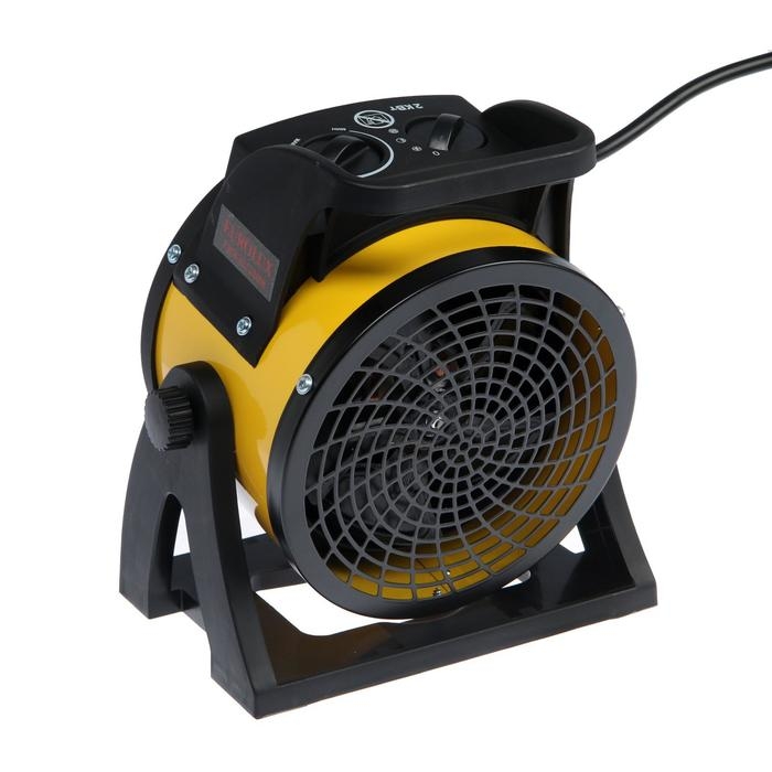 Тепловая пушка Eurolux ТЭПК-EU-2000K, электрическая, 220 В, 25/1000/2000 Вт, керамика Тепловая пушка Eurolux ТЭПК-EU-2000K, электрическая, 220 В, 25/1000/2000 Вт, керамика