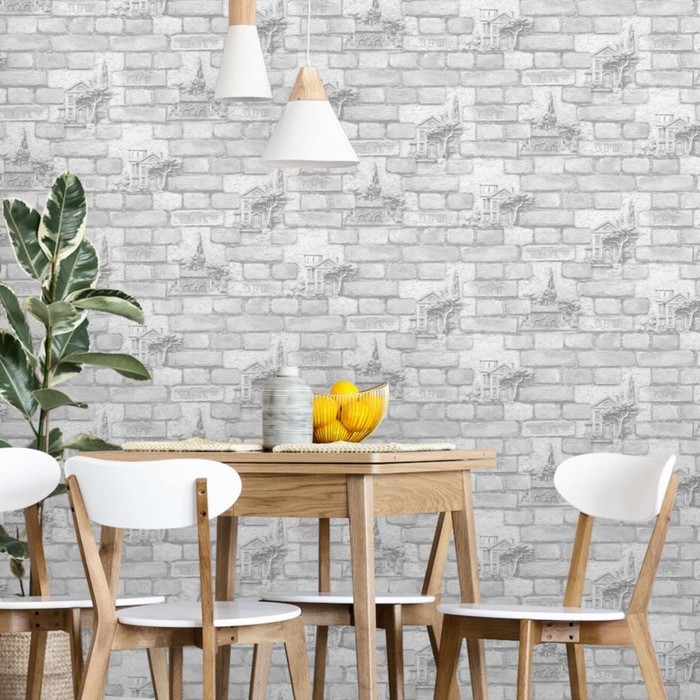 Обои моющиеся, винил на бумажной основе Обои моющиеся, винил на бумажной основе "Бристоль" С31-091В-11, 0,53х10,05м