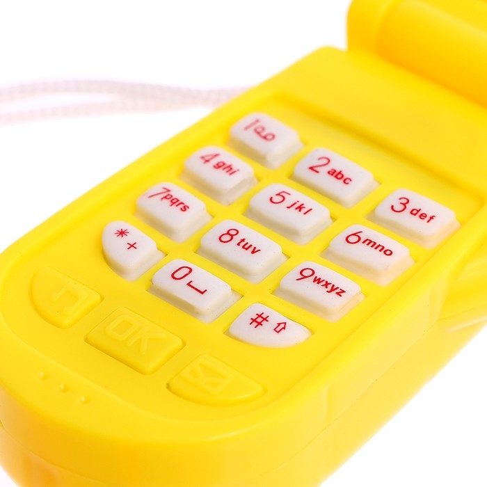 Музыкальный телефон «Зверюшки», русская озвучка, световые эффекты, работает от батареек, МИКС Музыкальный телефон «Зверюшки», русская озвучка, световые эффекты, работает от батареек, МИКС