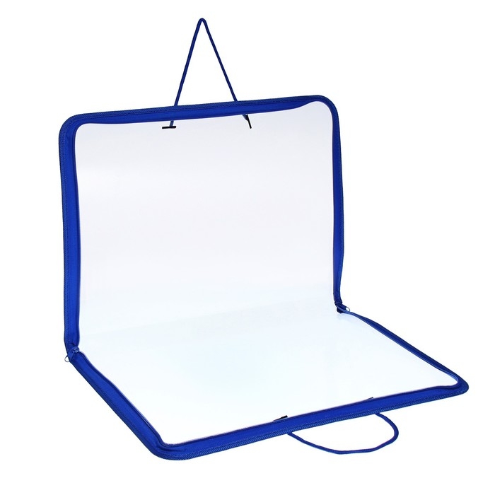 Папка для чертежей и рисунков А3, 460 х 320 х 25 мм, с ручками, пластиковая, молния вокруг, Папка для чертежей и рисунков А3, 460 х 320 х 25 мм, с ручками, пластиковая, молния вокруг, "Офис"