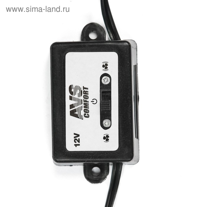 Вентилятор автомобильный AVS Comfort 8043, 12 В 6 Вентилятор автомобильный AVS Comfort 8043, 12 В 6", металл, серебристый