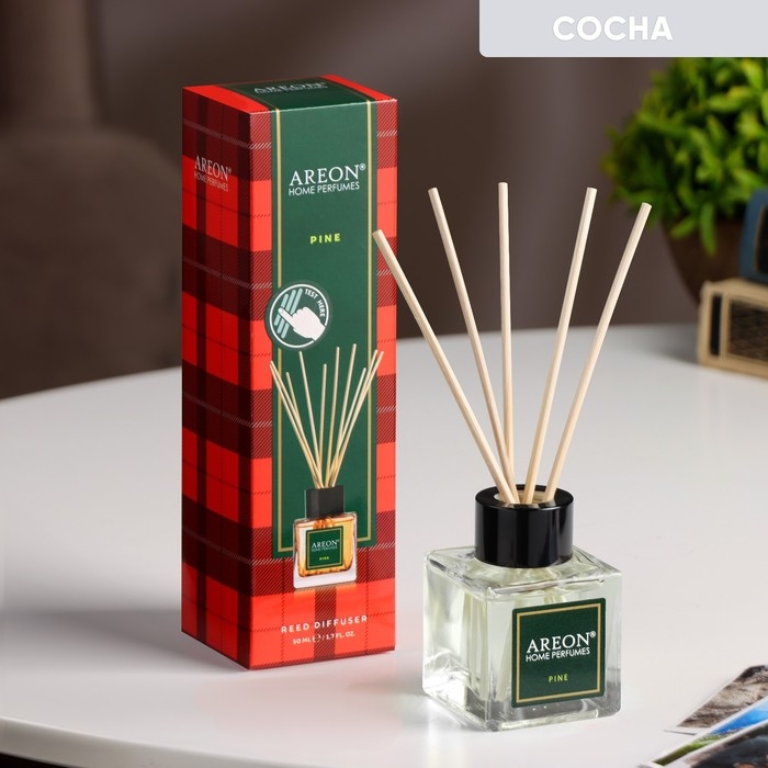 Диффузор ароматический Areon SticksTartan, сосна 85 м Диффузор ароматический Areon SticksTartan, сосна 85 м