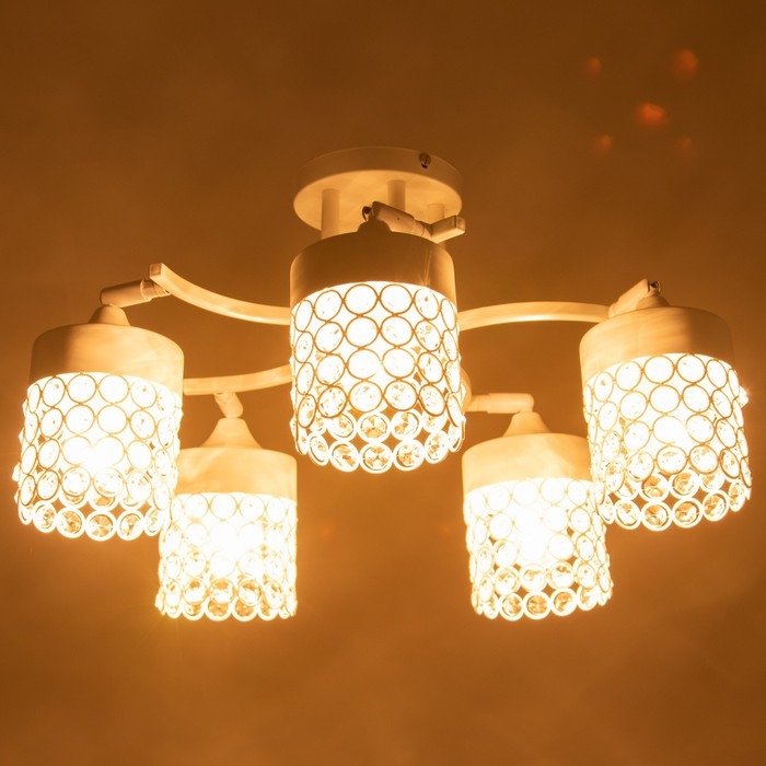 Люстра ГАЛЛОП Люстра ГАЛЛОП "Лика" 5х60Вт Е27 белый