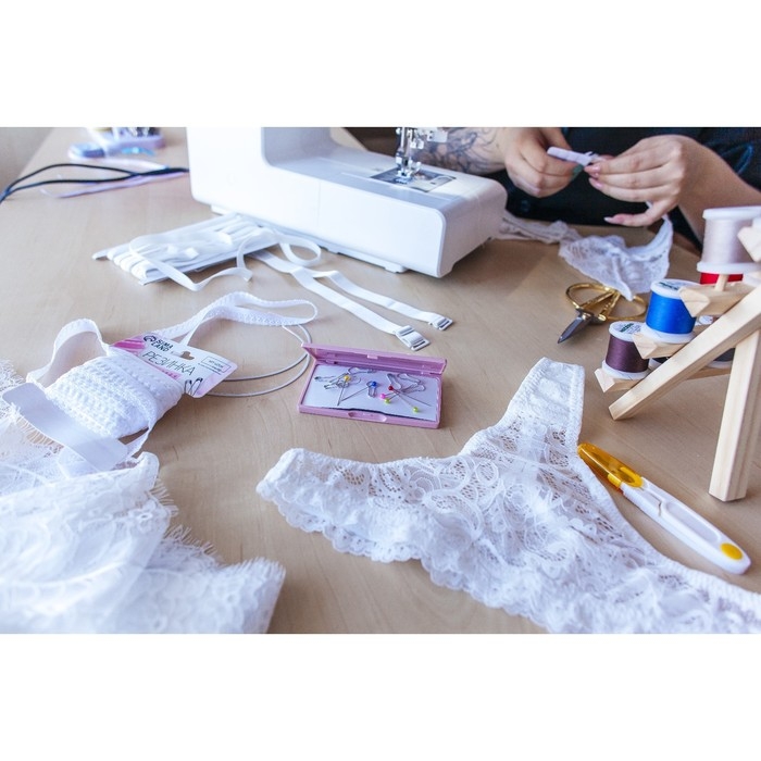 Резинка ажурная бельевая, 14 мм, 10 ± 1 м, цвет белый Резинка ажурная бельевая, 14 мм, 10 ± 1 м, цвет белый