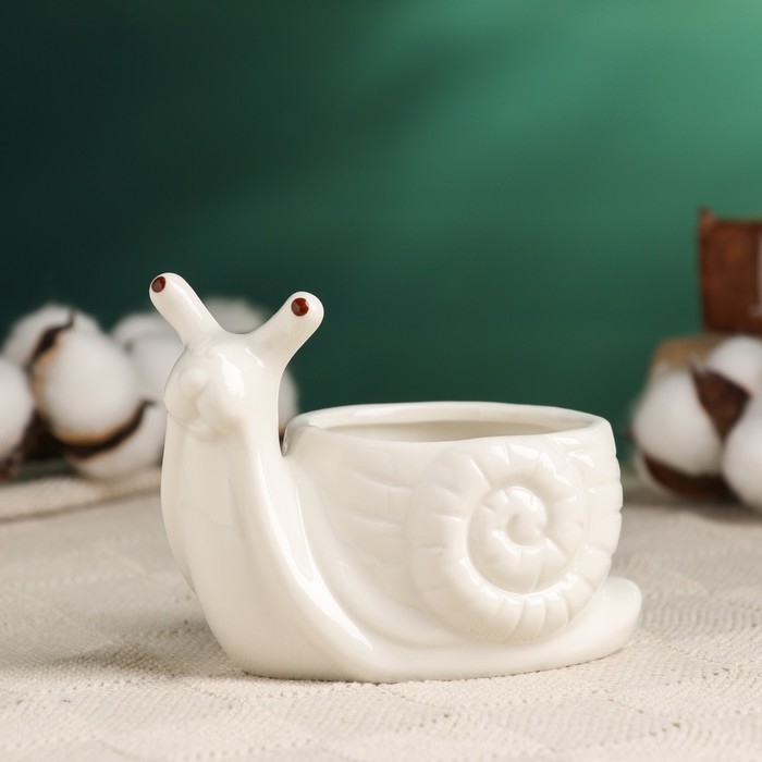 Горшок  Горшок "Улитка" 13х9х9см