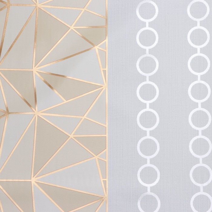 Клеёнка на стол Доляна «Золото», на нетканой основе, ширина 137 см, толщина 0,2 мм, рулон 20 м