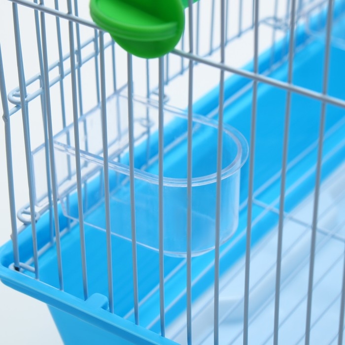 Клетка для птиц укомплектованная Bd-1/1d, 30 х 23 х 39 см, голубая Клетка для птиц укомплектованная Bd-1/1d, 30 х 23 х 39 см, голубая