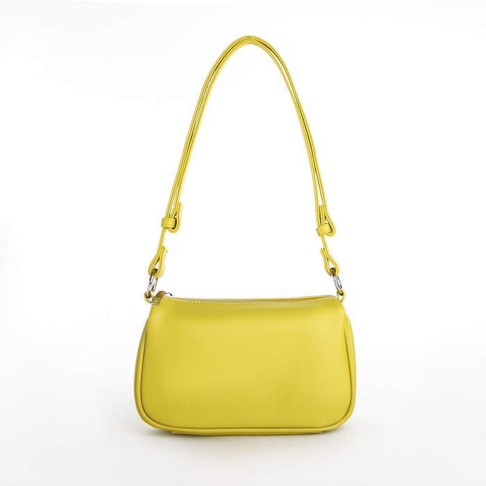 Сумка женская кросс-боди на молнии, цвет салатовый