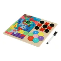 Деревянный  пазл Тетрис 3 в 1