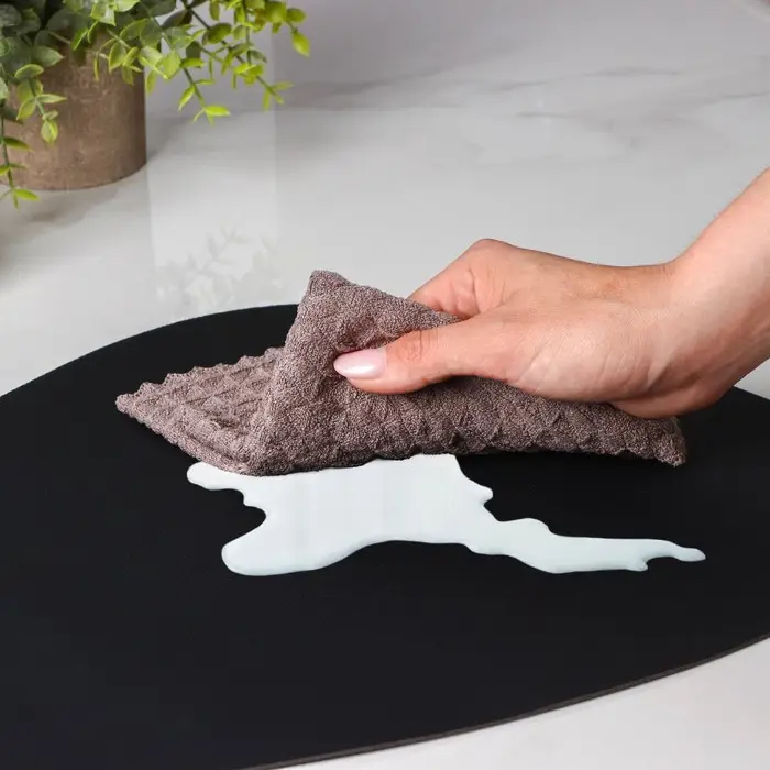 Салфетки сервировочные на стол Magistro &laquo;Тэм&raquo;, 44&times;35 см, 4 шт., чёрные