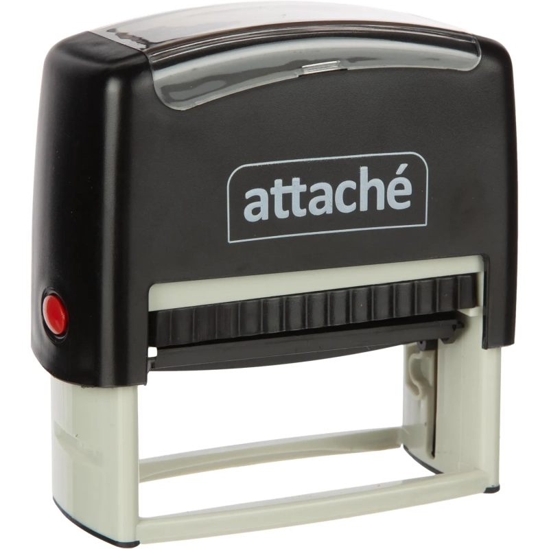 Штамп самонаборный Attache 6/8 стр. 70х32 с рамкой