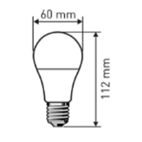 Лампа светодиодная ЭРА LED A60-13W-860-E27 13Вт Е27 6000К Б0031395