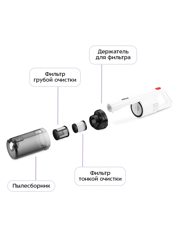 Вертикальный пылесос для дома КТ-5339 - 600 Вт