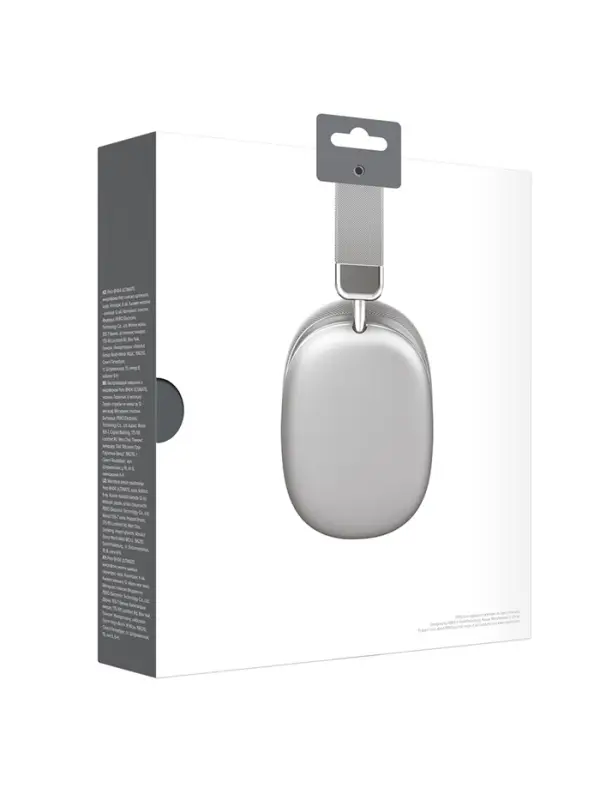 Наушники PERO BH05 ULTIMATE, беспроводные, микрофон, 400 мАч, до 50 часов, серебристые