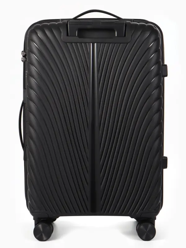 Чемодан на колёсах, 24", кодовый замок, 40&times;24&times;65 см, чёрный