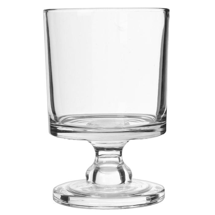 Подсвечник стекло на 1 свечу Подсвечник стекло на 1 свечу "Бокал на короткой ножке" прозрачный