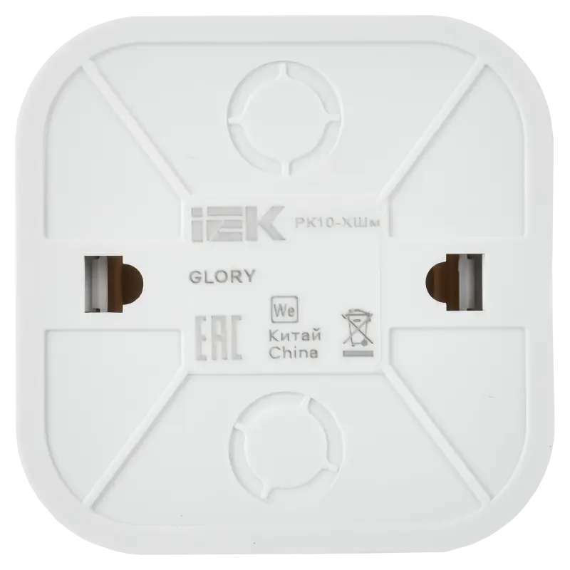 GLORY Розетка для открытой установки компьютерная RJ45 кат.5E РК10-ХШм шампань матовый IEK