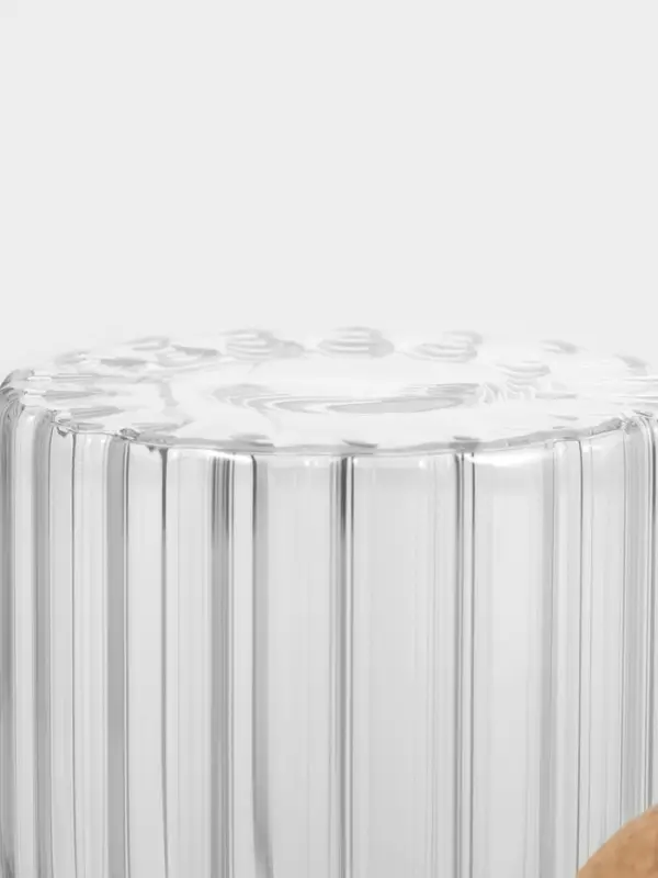 Банки для хранения сыпучих &laquo;Эко&raquo;, 3 предмета: 400/700/1000 мл, с пробковой крышкой, стекло