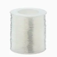 Нить силиконовая резинка, d=0.8 мм, L=100 м, прозрачная
