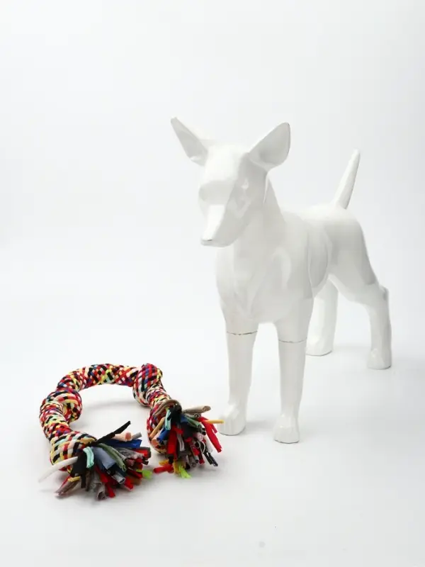 Игрушка для больших собак канатная &laquo;4 узла&raquo;, до 70 см, до 300 г