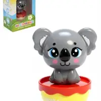 Игрушка детская, неваляшка &laquo;Коала&raquo;, серый