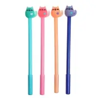 Ручка-прикол Calligrata &laquo;Кошка&raquo;, синий стержень, гелевая, МИКС