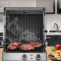 Электрогриль и вафельница КТ-3632 (2 в 1) - 2200 Вт