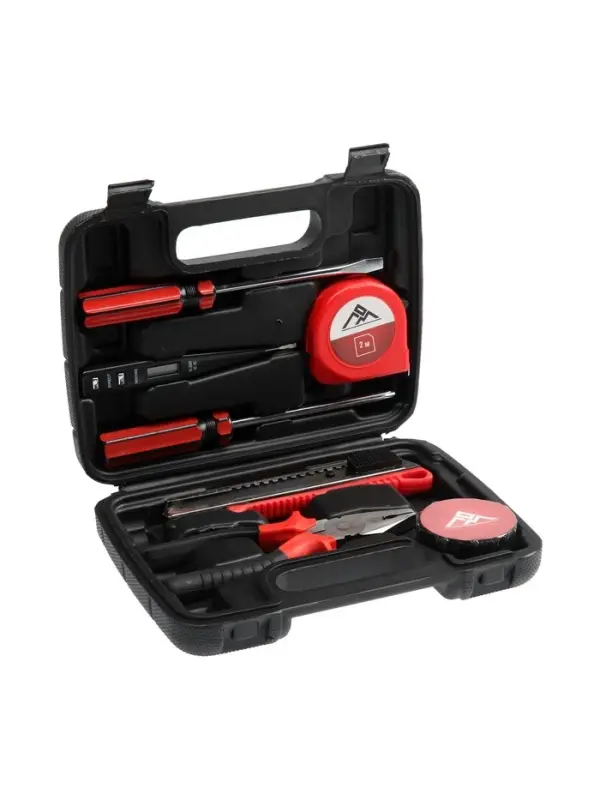 Набор инструментов в кейсе ЛОМ &laquo;23 ФЕВРАЛЯ&raquo;, в подарочной упаковке, 7 предметов