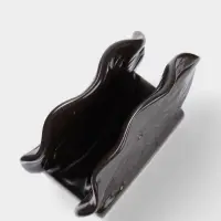 Салфетница &laquo;Цветок&raquo;, 12&times;5&times;10 см, керамика, коричневая