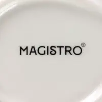 Салатники Magistro &laquo;Церера&raquo;, набор 2 шт., 15.3&times;13&times;5.5 см, фарфор, белые