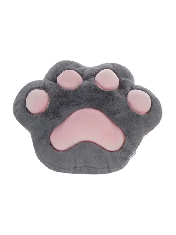 Мягкая игрушка-подушка  Мягкая игрушка-подушка "Лапка", цвет серый, 30 см 316/30/79-1