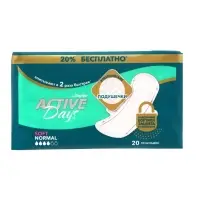 Прокладки Day Spa Active Days нормал, софт, 20 шт.