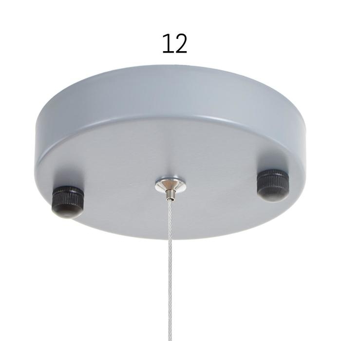 Люстра 1066/3GR E27 60Вт серый 90х20х90 см BayerLux