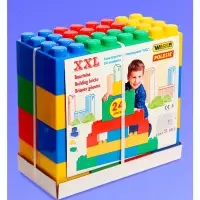 Конструктор строительный XXL, 24 детали