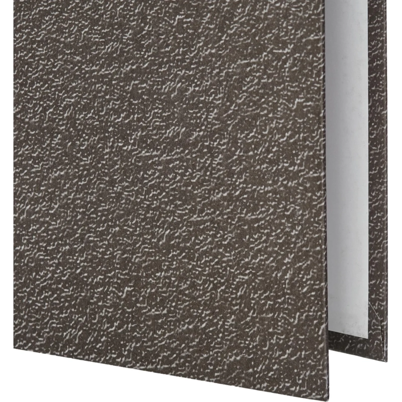 Папка-регистратор без мет.уг. 75мм,мрам ч/б,10шт,бум/бум,крам.к