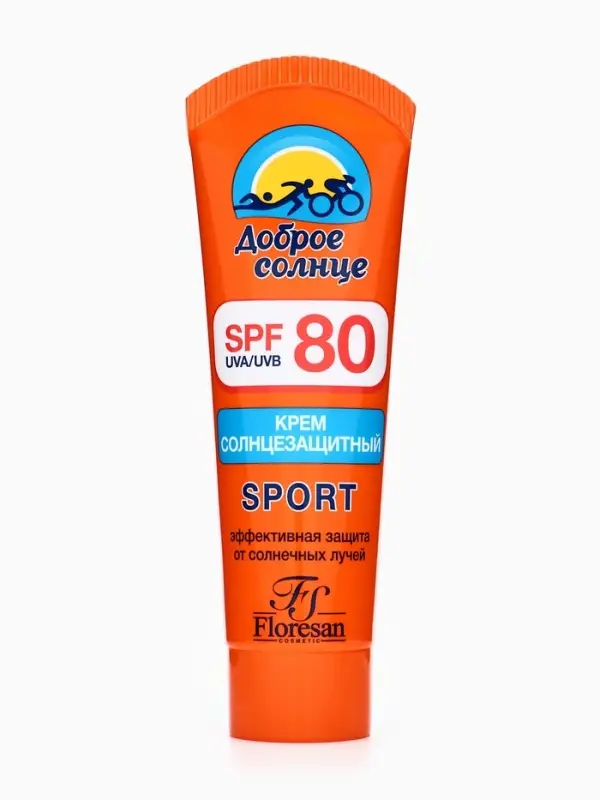 Солнцезащитный крем для спорта Floresan SPF 80, 60 мл