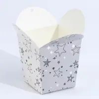 Коробка бонбоньерка, упаковка подарочная, «Звёзды», 8 х 7.5 х 6 см см