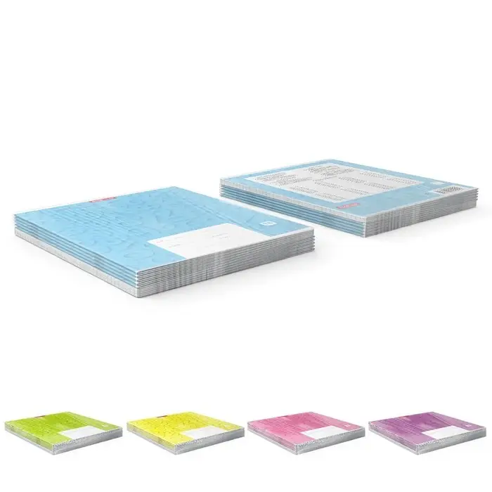 Тетрадь 18 листов в клетку, ErichKrause "Типографика. Цифры", обложка мелованный картон, блок офсет, МИКС