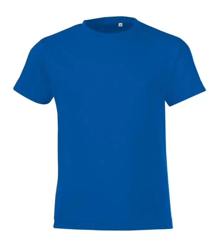 Футболка детская Regent Fit Kids, ярко-синяя, на рост 130-140 см (10 лет)
