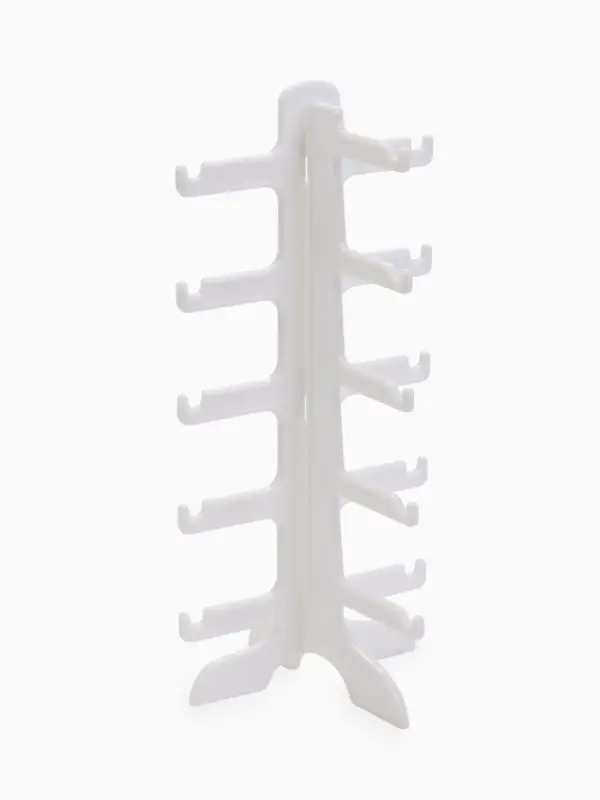 Подставка под очки, 5 мест, 15.5&times;14&times;31 см, белая