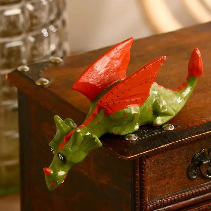 Сувенир «Дракончик», 13×4×3 см, дерево