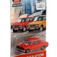 Машина металл vaz 2114 + 2106 7,5 см VAZ1406-7-ASSORT